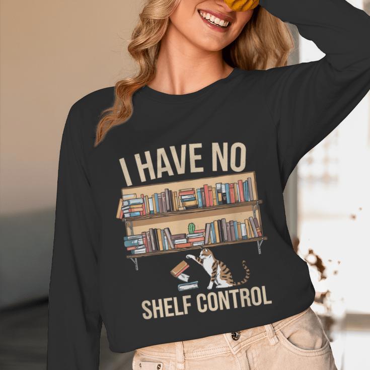 I Have No Shelf Control Book Lover Bookworms Unisex Long Sleeve T-Shirt