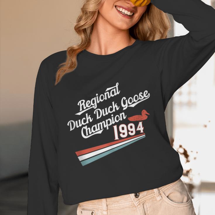 Nostalgia 90s Duck Goose Unisex Long Sleeve T-Shirt Nostalgia 90s Duck Goose Unisex Long Sleeve T-Shirt