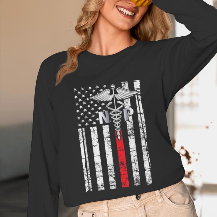 NP Nurse 2026 Practitioner Graduation Vintage Nursing Nurse Unisex Long Sleeve T-Shirt