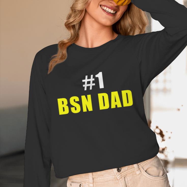 Nurse BSN Student Graduate Dad Nursing Graduation Unisex Long Sleeve T-Shirt