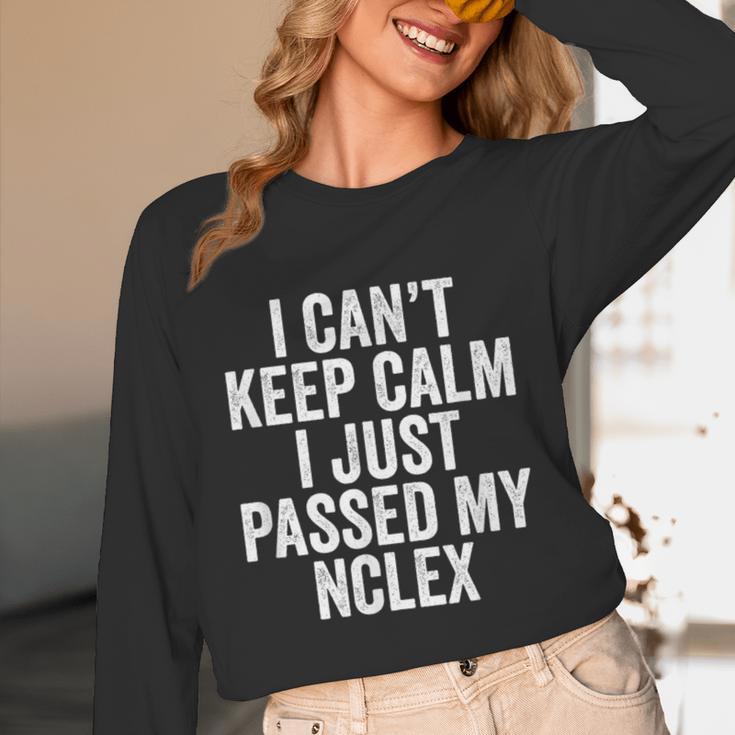 Nurse Graduation I Can't Keep Calm I Passed My NCLEX Unisex Long Sleeve T-Shirt