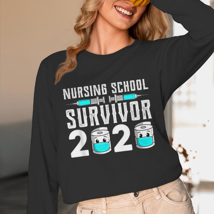 Nursing School Survivor Graduation Nurse RN 2020 Friend Unisex Long Sleeve T-Shirt