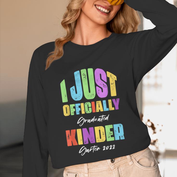 I Officially Graduated Kindergarten Graduation Class Of 2022 Unisex Long Sleeve T-Shirt