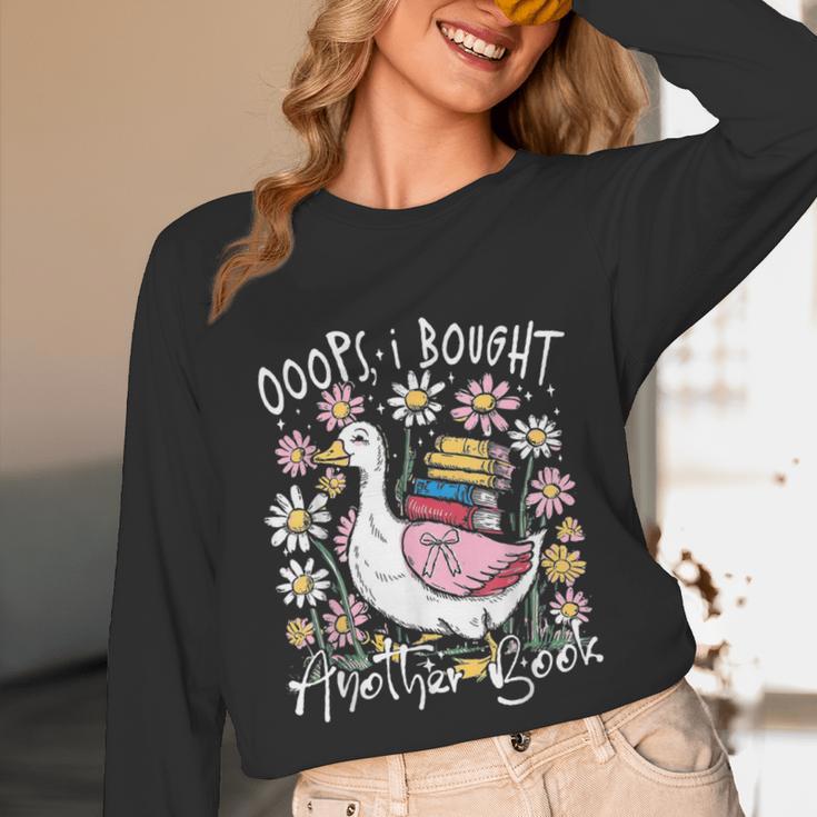 Oops I Bought Another Book Goose Bookish Unisex Long Sleeve T-Shirt Oops I Bought Another Book Goose Bookish Unisex Long Sleeve T-Shirt