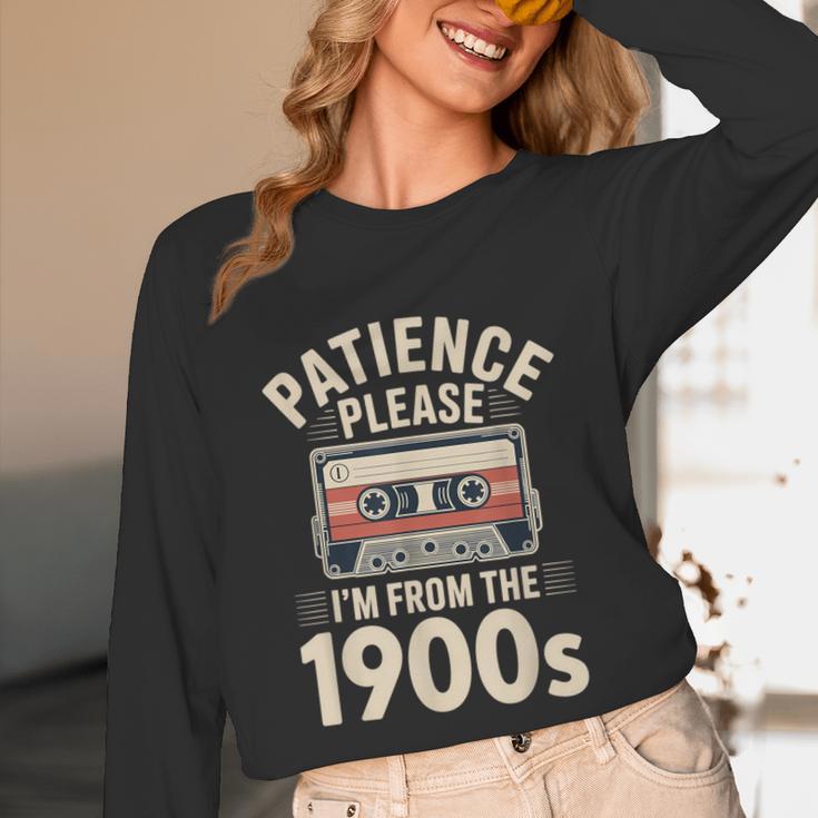 Patience Please I'm From The 1900s Cassette Unisex Long Sleeve T-Shirt Patience Please I'm From The 1900s Cassette Unisex Long Sleeve T-Shirt