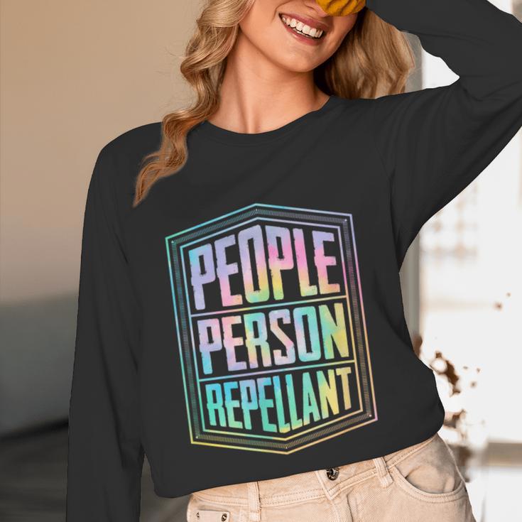 People Person Repellant Antisocial Introvert Unisex Long Sleeve T-Shirt People Person Repellant Antisocial Introvert Unisex Long Sleeve T-Shirt