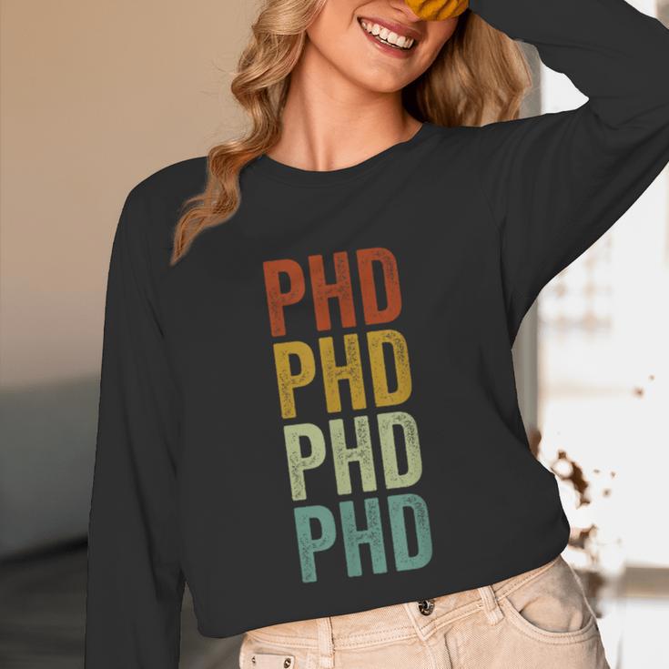 PHD Graduation Doctorate Unisex Long Sleeve T-Shirt