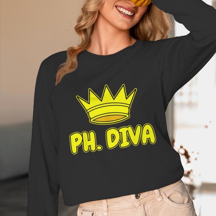 PhD Graduation Ph Diva t Shirt Phdiva Phd t Unisex Long Sleeve T-Shirt