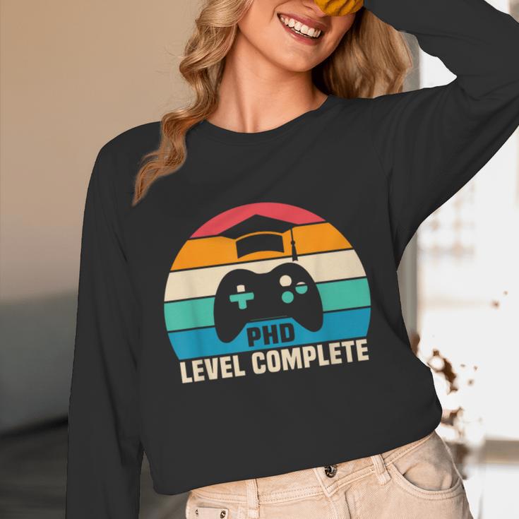 PhD Level Complete Graduation Doctorate In Philosophy Unisex Long Sleeve T-Shirt