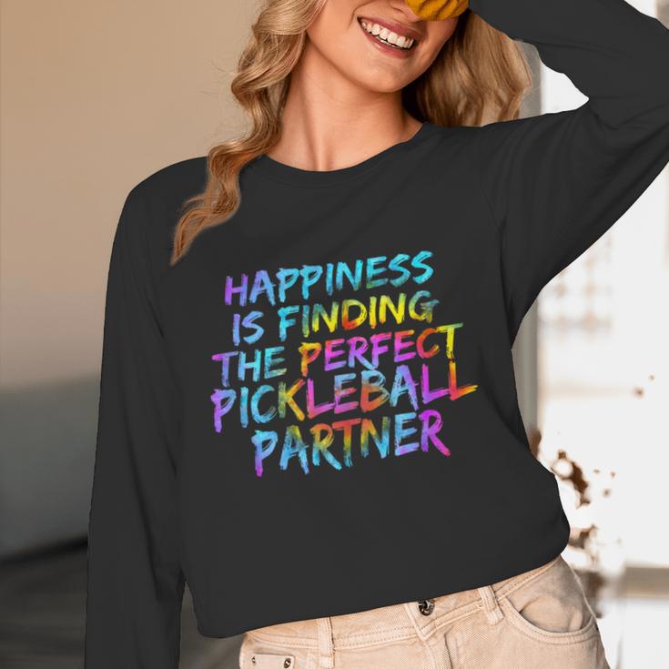 Pickleball Saying Introvert Pickleball Game Partner Unisex Long Sleeve T-Shirt Pickleball Saying Introvert Pickleball Game Partner Unisex Long Sleeve T-Shirt