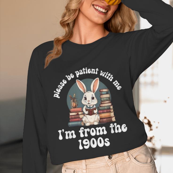Please Be Patient With Me I'm From The 1900s Bunny 90s Unisex Long Sleeve T-Shirt Please Be Patient With Me I'm From The 1900s Bunny 90s Unisex Long Sleeve T-Shirt