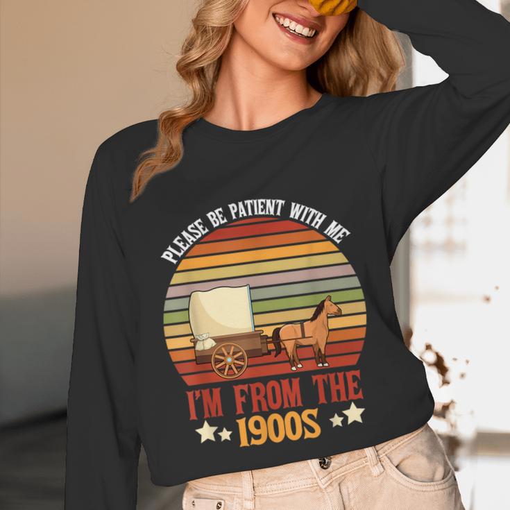 Please Be Patient With Me I'm From The 1900s Cool Dad Unisex Long Sleeve T-Shirt