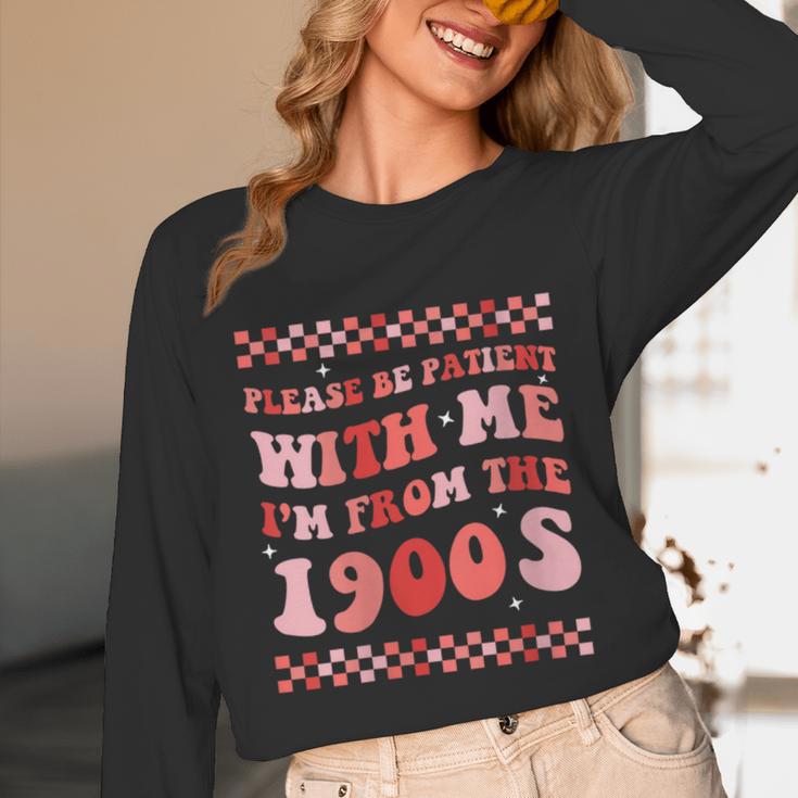 Please Be Patient With Me I'm From The 1900s Cute Boho Mom Unisex Long Sleeve T-Shirt Please Be Patient With Me I'm From The 1900s Cute Boho Mom Unisex Long Sleeve T-Shirt