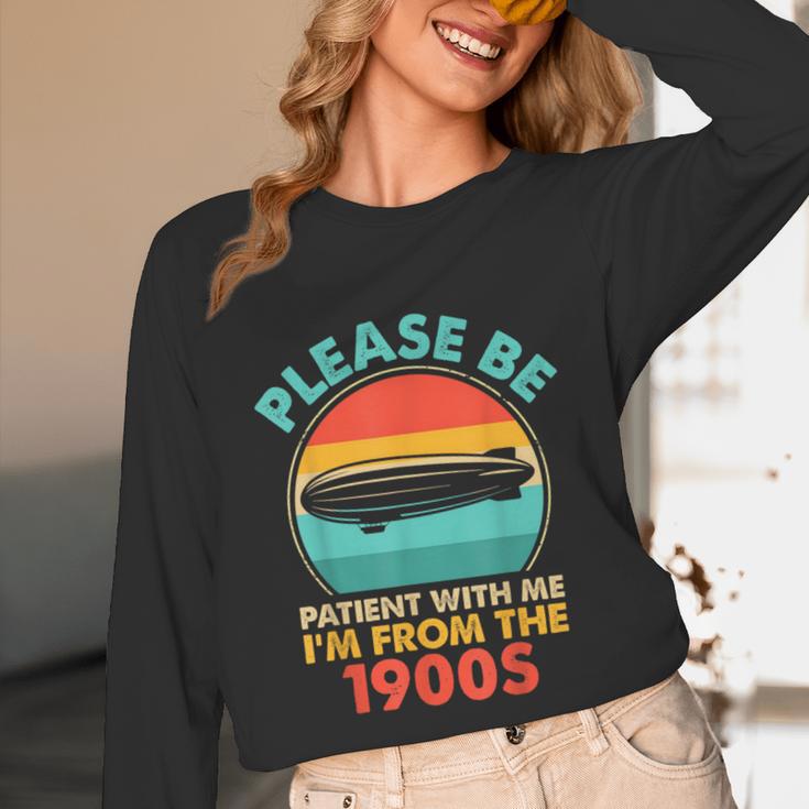 Please Be Patient I'm From The 1900s Vintage Zeppelin Unisex Long Sleeve T-Shirt Please Be Patient I'm From The 1900s Vintage Zeppelin Unisex Long Sleeve T-Shirt