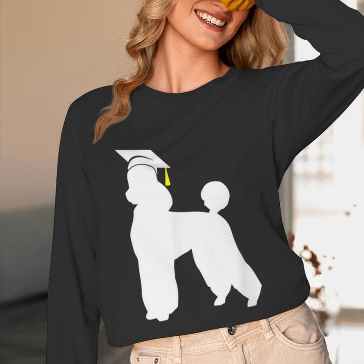 Poodle Graduation Dog Graduate Unisex Long Sleeve T-Shirt