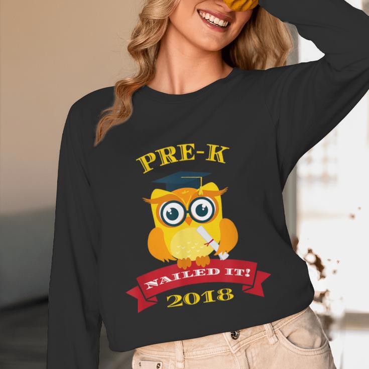 Pre-K Graduation 2018 Cute Owl Unisex Long Sleeve T-Shirt