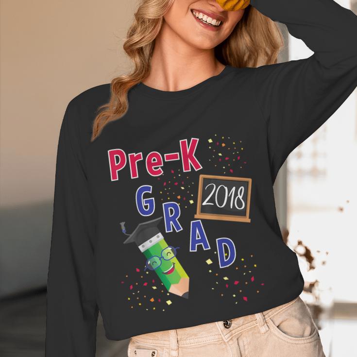 Pre Kindergarten Graduation 2018 Fun Graduate Shirt For Kids Unisex Long Sleeve T-Shirt
