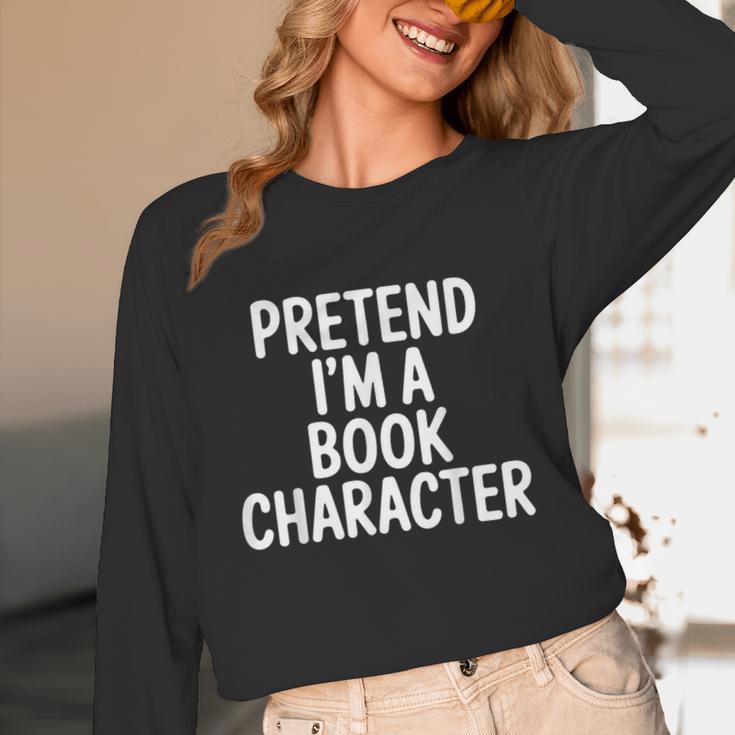 Pretend I'm A Book Character Costumes For Kids Halloween Unisex Long Sleeve T-Shirt