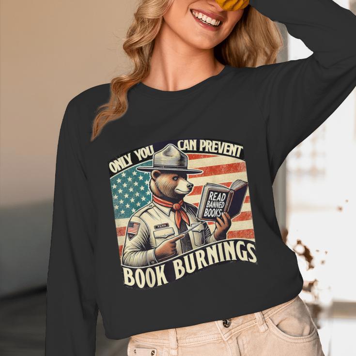 Only You Can Prevent Book Burnings Books Unisex Long Sleeve T-Shirt Only You Can Prevent Book Burnings Books Unisex Long Sleeve T-Shirt