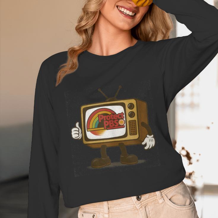 Protect PBS 80s Nostalgia Television Shirt Unisex Long Sleeve T-Shirt Protect PBS 80s Nostalgia Television Shirt Unisex Long Sleeve T-Shirt