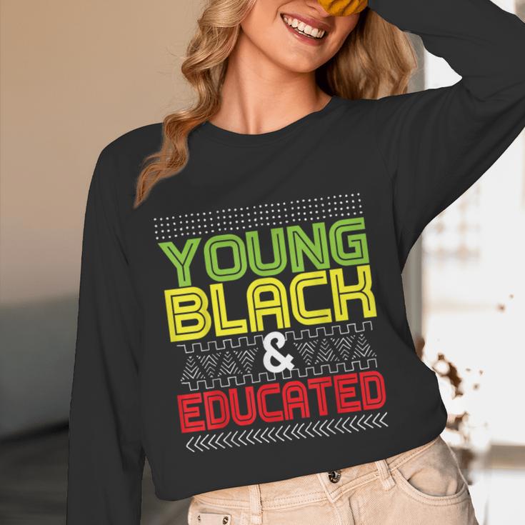 Proud African American Educated Graduation Unisex Long Sleeve T-Shirt