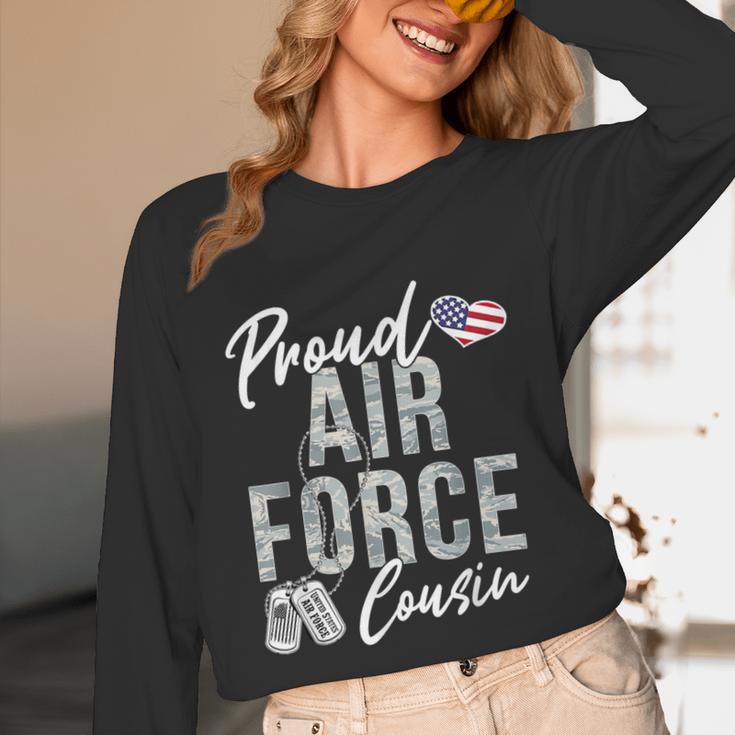 Proud Air Force Cousin US Air Force Graduation Cousin Tee Unisex Long Sleeve T-Shirt