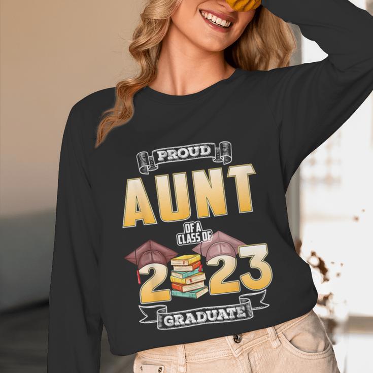 Proud Aunt Of A Class Of 2023 Graduate Graduation Women Unisex Long Sleeve T-Shirt
