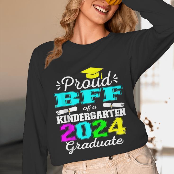Proud Bff Of Kindergarten Graduate 2024 Graduation Bff Unisex Long Sleeve T-Shirt