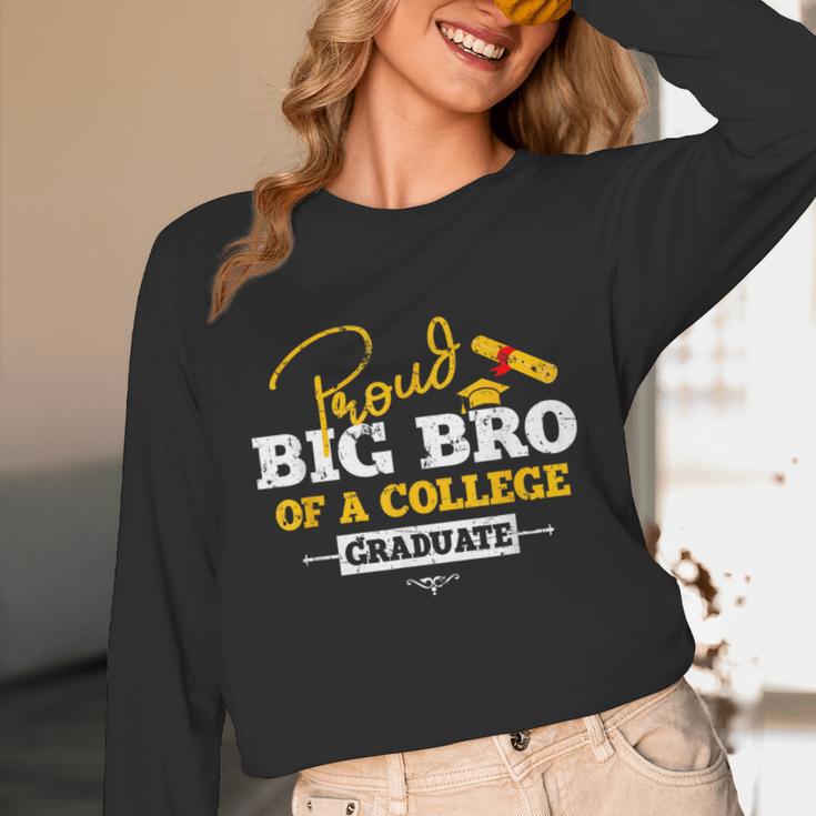 Proud Big Bro Of a College Graduate Graduation Grad Unisex Long Sleeve T-Shirt