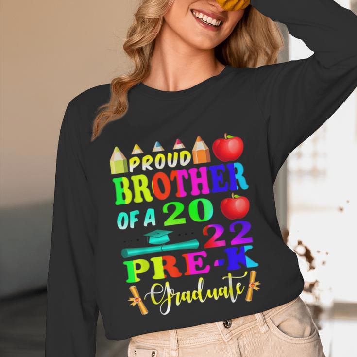 Proud Brother Of 2022 Pre K Graduate Graduation Unisex Long Sleeve T-Shirt