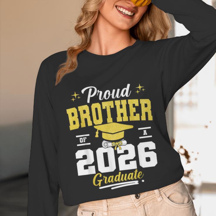 Proud Brother Of a Class Of 2026 Graduate Senior Graduation Unisex Long Sleeve T-Shirt