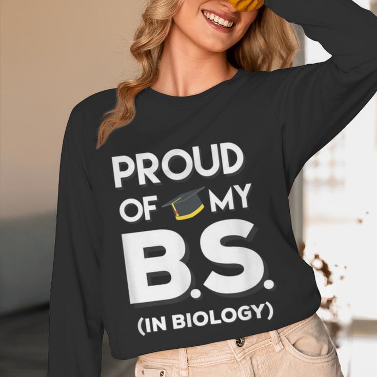 Proud Of My BS In Biology Graduation T-Shirt Unisex Long Sleeve T-Shirt