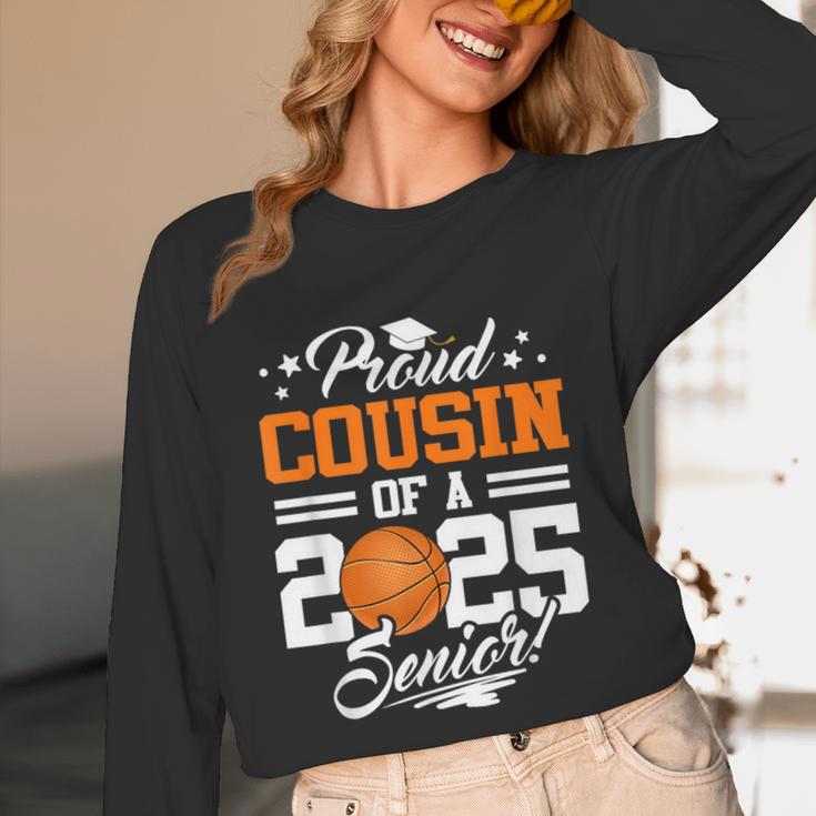 Proud Cousin Of A 2025 Senior Basketball Graduation Unisex Long Sleeve T-Shirt