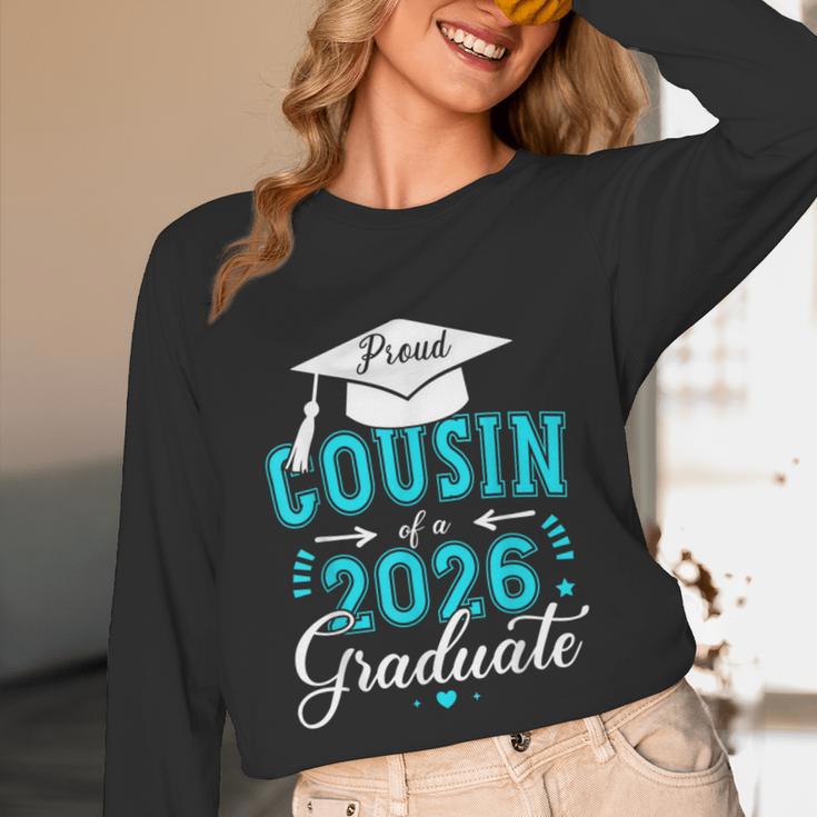 Proud Cousin Of a Class Of 2026 Graduate For Graduation Unisex Long Sleeve T-Shirt