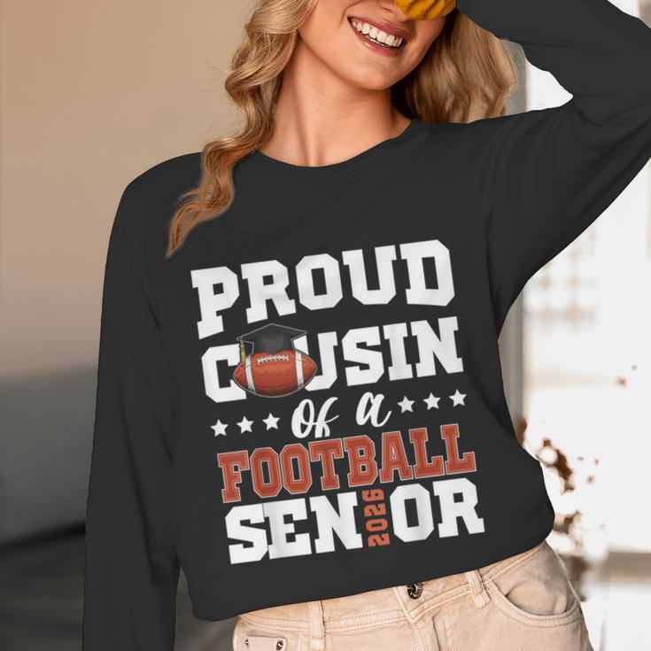 Proud Cousin Of a Football Senior 2026 Graduation Gifts Unisex Long Sleeve T-Shirt