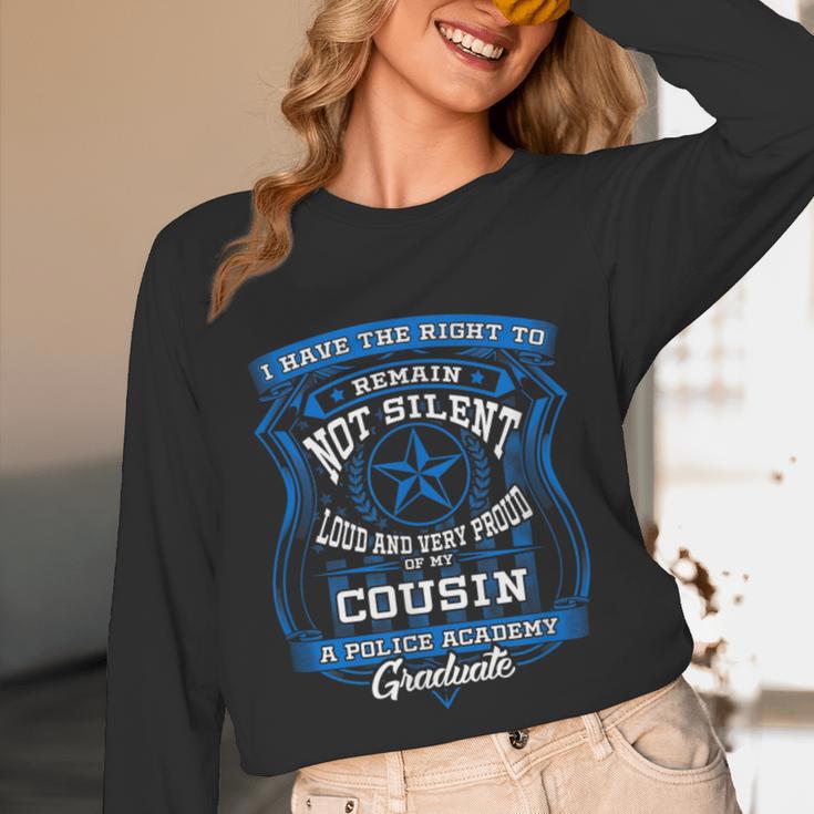Proud Of Cousin Police Academy Graduation Shirt Unisex Long Sleeve T-Shirt