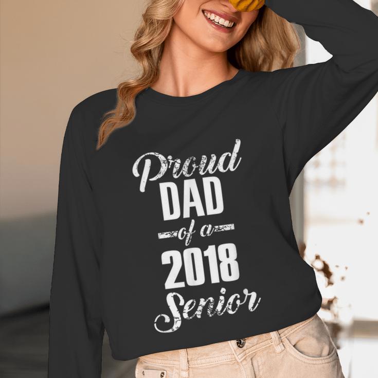 Proud Dad Of A 2018 Senior GraduationShirt Unisex Long Sleeve T-Shirt