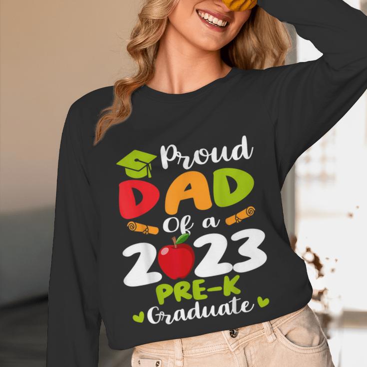 Proud Dad Of 2023 Pre K Graduate Graduation Unisex Long Sleeve T-Shirt