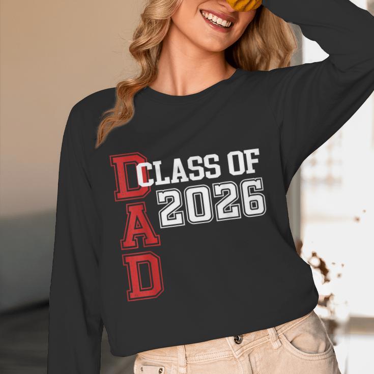Proud Dad Of A 2026 Graduate Grad Senior Father Graduation Unisex Long Sleeve T-Shirt