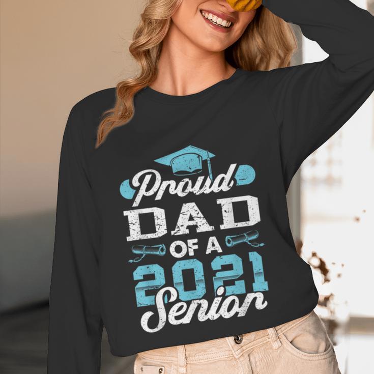 Proud Dad Of a Class Of 2021 Senior Graduate Graduation Unisex Long Sleeve T-Shirt