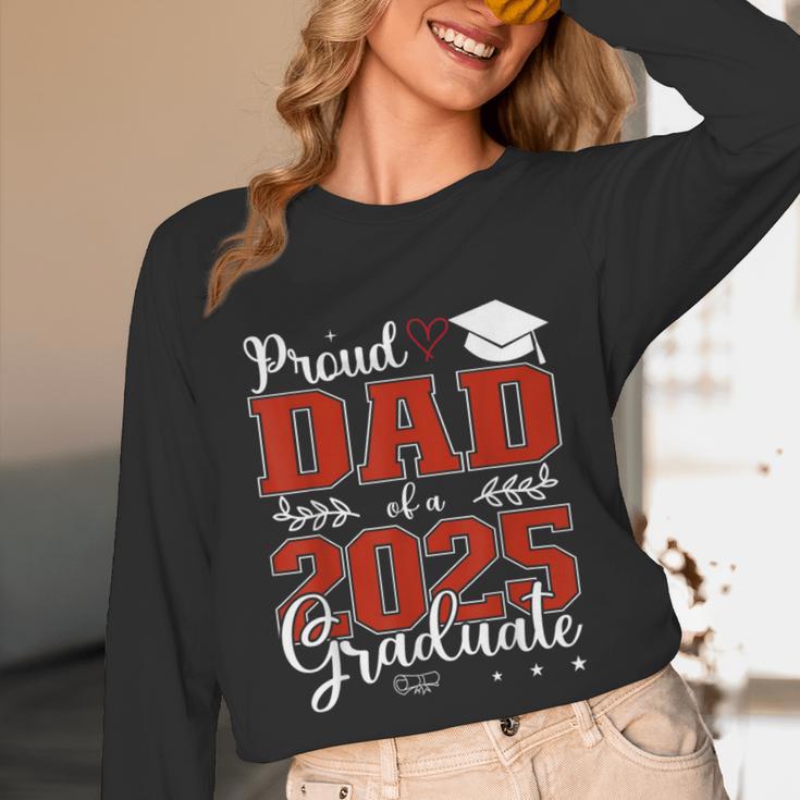 Proud Dad Of a Class Of 2025 Graduate For Graduation Unisex Long Sleeve T-Shirt