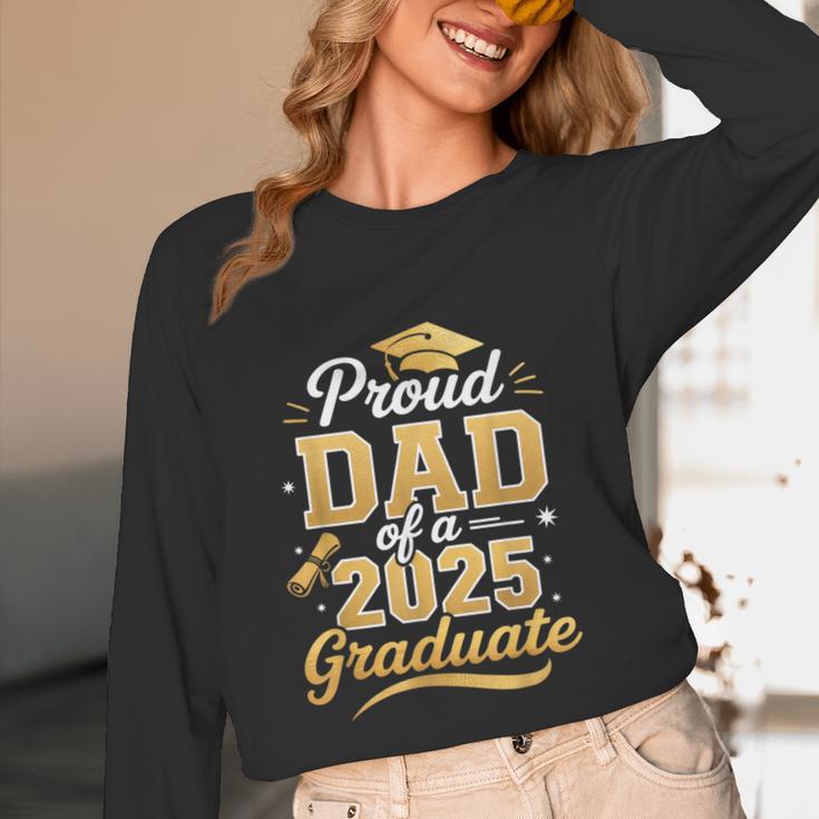 Proud Dad Of a Class Of 2025 Graduate Senior Graduation Unisex Long Sleeve T-Shirt