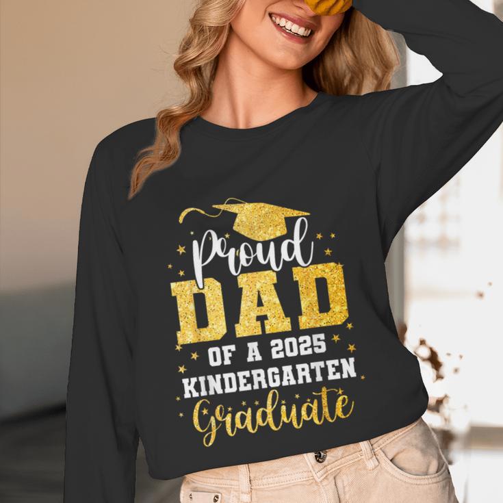 Proud Dad Of A Class 2025 Kindergarten Graduate Graduation Unisex Long Sleeve T-Shirt