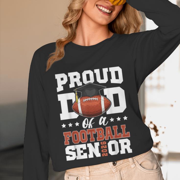 Proud Dad Of a Football Senior 2026 Graduation Unisex Long Sleeve T-Shirt
