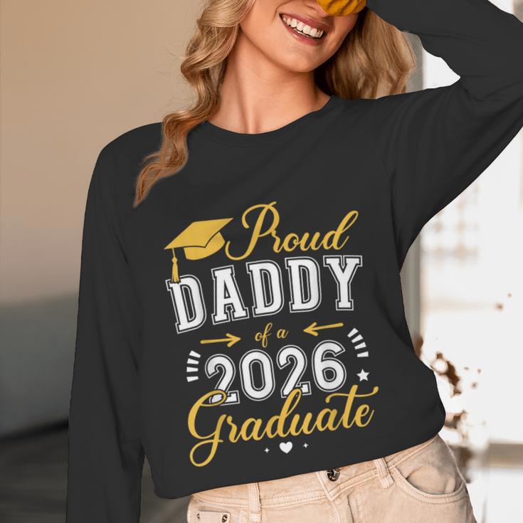 Proud Daddy Of a Class Of 2026 Graduate For Graduation Unisex Long Sleeve T-Shirt