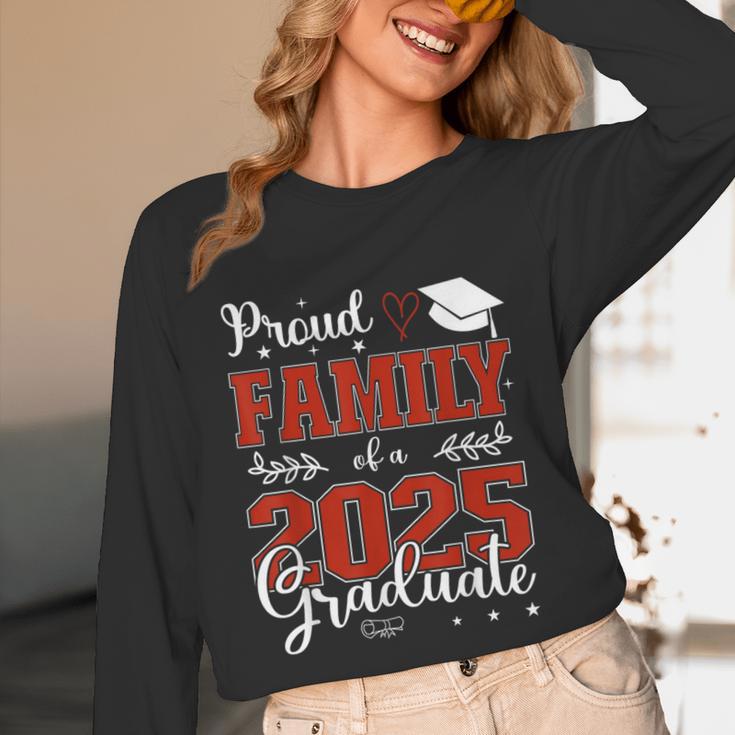 Proud Family Of a Class Of 2025 Graduate For Graduation Unisex Long Sleeve T-Shirt