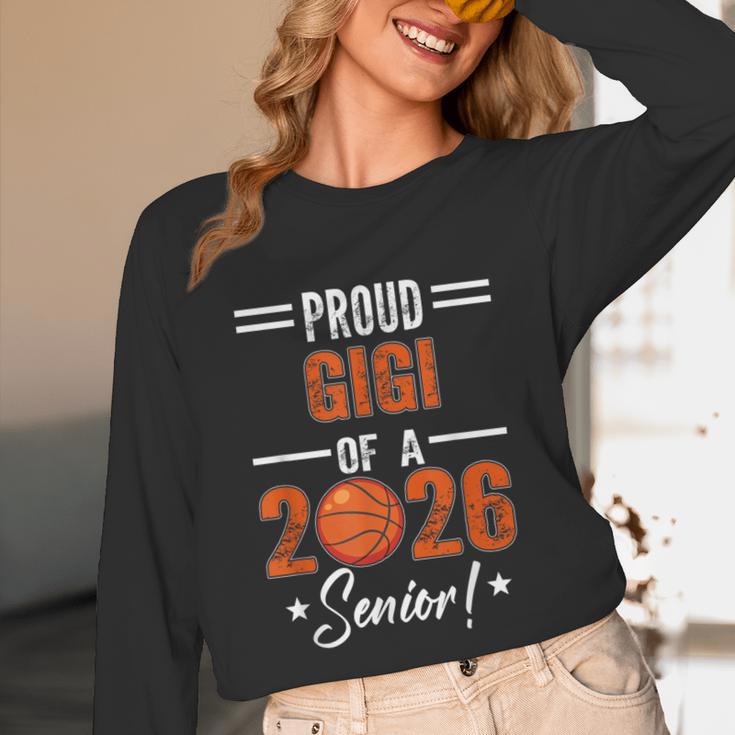 Proud GIGI Of 2026 Senior Basketball Student Graduation Unisex Long Sleeve T-Shirt