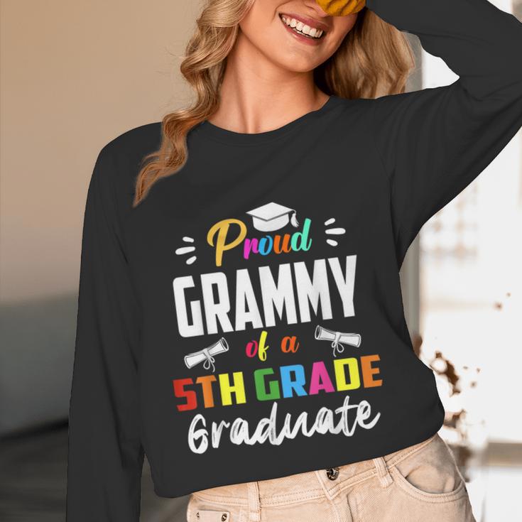 Proud GRAMMY Of A 5th Grade Graduate Graduation 2024 Senior Unisex Long Sleeve T-Shirt