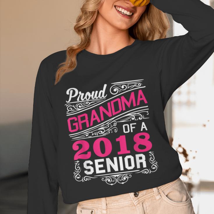 Proud Grandma Of a 2018 Senior Tshirt Graduation Unisex Long Sleeve T-Shirt