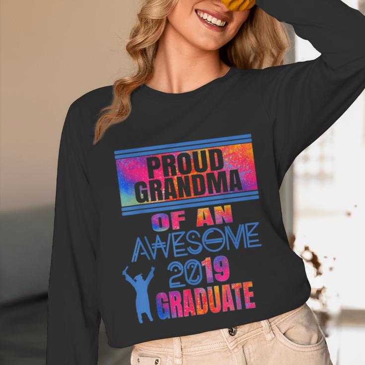 Proud Grandma Of A 2019 Graduate Senior Class Graduation Unisex Long Sleeve T-Shirt
